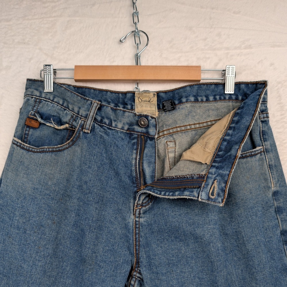 VTG O'Neill Jeans Mens 34x30 Blue Relaxed Straight Leg Surf Skate Streetwear 90s
